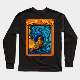 BANZAI PIPELINE NORTH SHORE OAHU HAWAII Long Sleeve T-Shirt